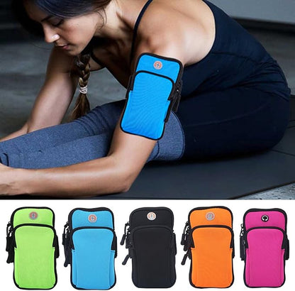 VGEBY Arm Pouch Outdoor Sport Running Jogging Exercise Armband Bag Wrist Pouch Phone Case Bag(Green) Sports Bag Supplies Wrist Phone Pouch Green Arm Pouch Green Arm Pouch