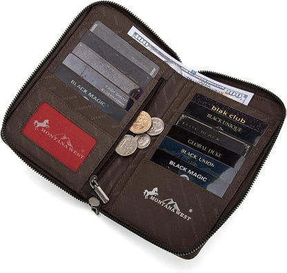 Montana West Small Crossbody Bags for Women Western Handbag with Cash Slots