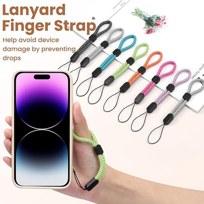 FrgKbTm Hand Wrist Strap Lanyard, Adjustable Nylon Colorful for Mobile Phone, Camara, USB Flash Drive, ID Name Tag Badge