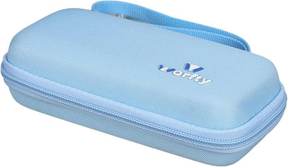 Case for VRURC for VEGER for charmast Portable Power Bank Built-in Cables - Travel Protective Carrying Storage Bag (Case Only) (Blue)