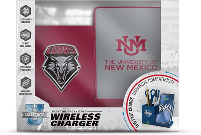 SOAR NCAA Unisex Wireless Charging Stand with Desktop Organizer