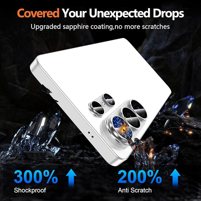 for Samsung Galaxy S26 Ultra Camera Lens Protector, Electroplated Matte Back with 9H Tempered Glass Lens Protector, [Strong Adsorption] [Case-Friendly] Metal Ring HD Clear Lens Cover, Slivery