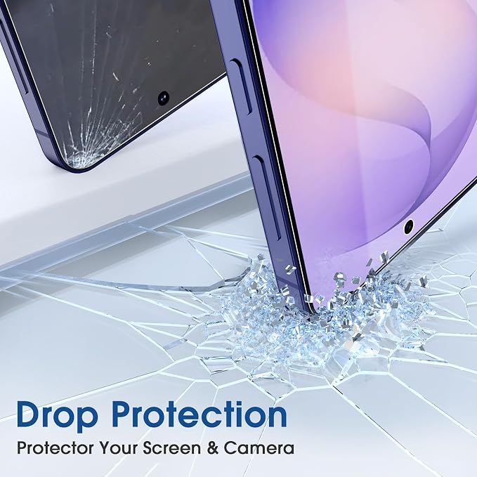 amFilm Auto-Alignment OneTouch for Samsung Galaxy S26 Ultra 6.9" Screen Protector + Camera Lens Protector, Tempered Glass, 30 seconds Installation, Bubble Free, Case Friendly, Anti-Scratch [2+2 Pack]