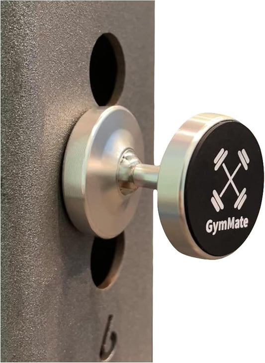 Gym Mate Dual Magnetic Phone Mount & Holder – Attaches Magnetically to Metal Surfaces – Shoot Hands-Free Workout Videos – Strong Joints & Magnets – Compact Size