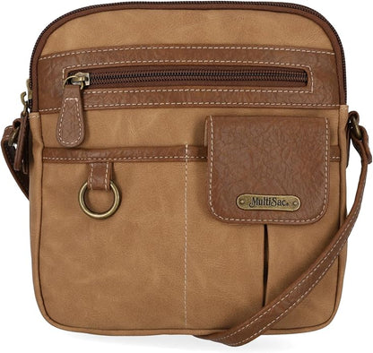 Multisac Women's MultiSac North South Mini Zip Around Crossbody