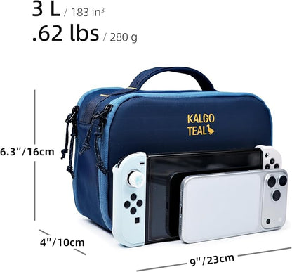 Accessories Bag & Tech Pouch | Organizer for Cables, Electronics & Everyday Essentials, Water-Repellent, Dual-Sided Padded