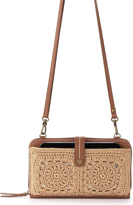 The Sak Iris Smartphone Crossbody Purse - Small Women's Cellphone Bag & Wallet For Everyday- Convertible Wristlet With Zipper
