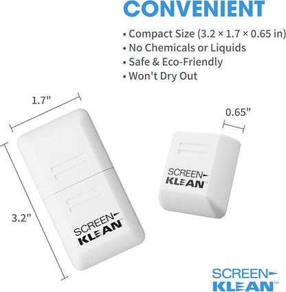 ScreenKlean Tablet Screen Cleaner - Compatible with iPad, Android & Amazon Tablet - with Carbon Microfiber Tech - Injected White - 1 Count (Pack of 1)