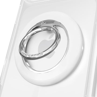 VELVET CAVIAR Compatible with MagSafe Phone Grip 2.0 | Cute Magnetic Ring Holder | Finger Loop Kickstand | Pop On Accessory for iPhone 17, 16, 15, 14, 13, 12 | White