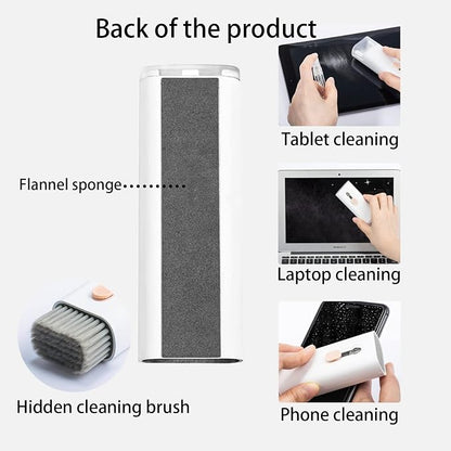 7 in 1 Electronic Cleaner kit - Keyboard Cleaner, Keyboard Cleaning Kit, Laptop Cleaner with Brush, Electronic Cleaner for Laptop/Phone/Computer/Screen (Give Away a Flannel Cloth) Pink