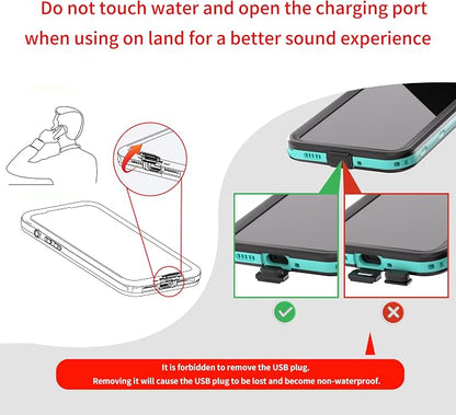 Omio for Galaxy A16 5G Waterproof Case, Full Body IP68 Underwater Clear Protective Case Built-in Screen Protector Heavy Duty Shockproof Case for Men Women, Teal