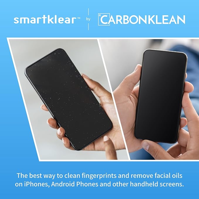 SmartKlear Smart Phone Screen Cleaner - Efficient and Durable Carbon Microfiber Technology