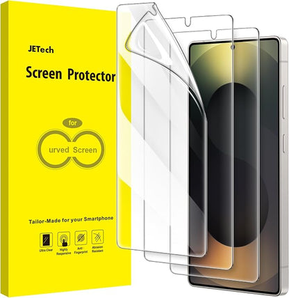 JETech Screen Protector for Samsung Galaxy S25 Ultra, 3-Pack | Self-Healing TPU Film, HD Clear, Anti-Scratch Protection, Bubble-Free Installation