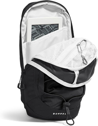 THE NORTH FACE Borealis SIing Bag | Crossbody Adjustable Strap, Water Repellent Finish, Multiple Compartments, Tablet Sleeve