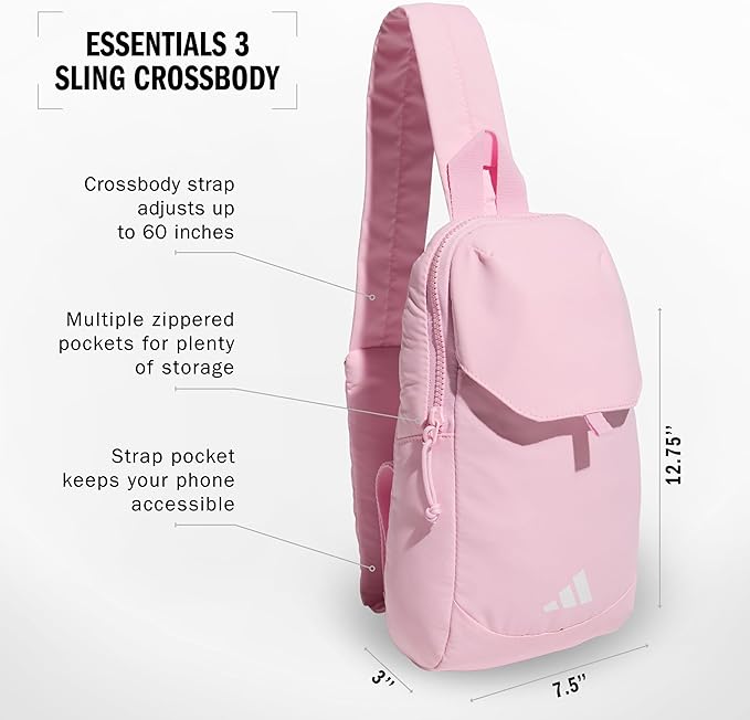 adidas Essentials Crossbody – Athletic Sling Bag with Phone Pocket
