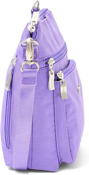 Baggallini Modern Pocket Crossbody Bag for Women, 8.5"x8.5" Handbag Purse with RFID, Lightweight Water-Resistant