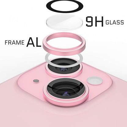 Tempered Glass Camera Protectors for iPhone 15 Series by Ghostek