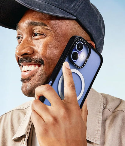 CASETiFY Impact iPhone 13 Case [4X Military Grade Drop Tested / 8.2ft Drop Protection/Compatible with Magsafe] - Moon Camping - Clear Black