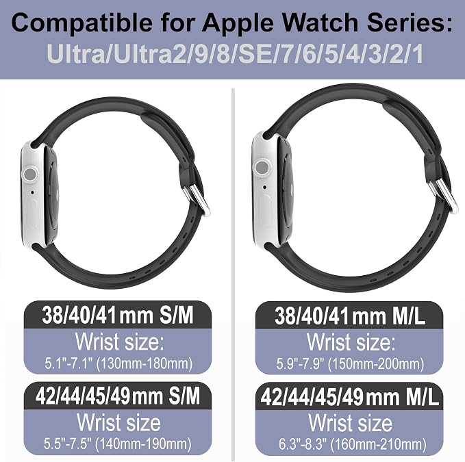 Faith with Cross Watch Band Compatible with Apple Watch Laser Engraved iWatch Band Silicone 38mm 40mm 41mm 42mm 44mm 45mm 46mm 49mm Strap Jesus Psalm Christian God Blessed (Black, 38/40/41mm S/M)