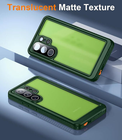 Temdan Designed for Samsung Galaxy S26 Ultra Case Waterproof, Built-in Lens & Screen Protector Military Grade Shockproof Dropproof IP68 Underwater Full Body Phone Case for Galaxy S26 Ultra 6.9"-Green