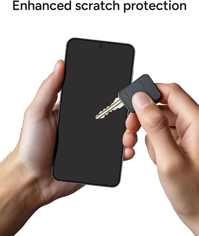 ZAGG Glass XTR4 Samsung Galaxy S25/ S24 Screen Protector - Tempered Glass, 11X Stronger with Graphene, Blue Light Filtering, Anti-Reflective Technology, InvisibleShield, Easy Dust-Free Installation