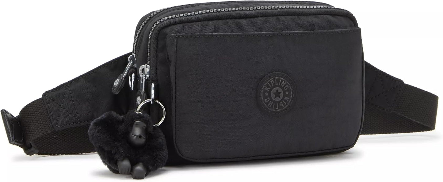 Kipling Women’s Abanu Multi Crossbody Bag, Lightweight, Adjustable Nylon Waist Pack with Multi-Compartment Zip Pockets