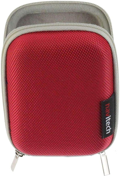 Navitech Red Power Bank EVA Cover/Case/Travel Case Compatible With AUKEY 20000 mAh Quick Charge 2.0 Power Bank