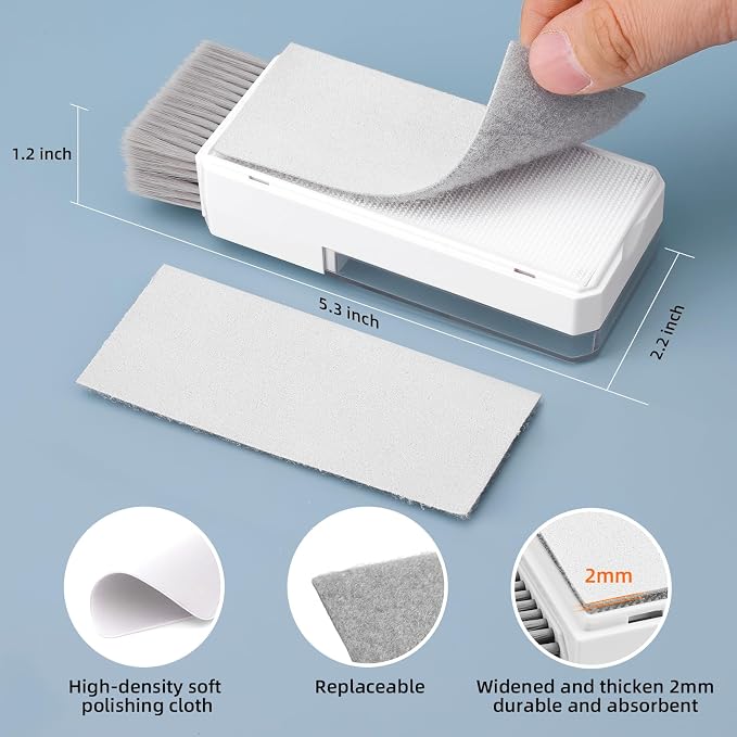 Keyboard Cleaning Kit Laptop Cleaner, All-in-1 Computer Screen Cleaning Brush Tool, Multi-Function PC Accessories Electronic Cleaner Kit Spray for iPhone iPad Macbook Earbud Camera Monitor with Patent