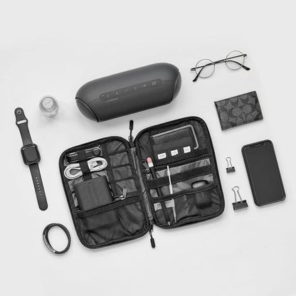 BAGSMART Large Electronic Organizer Travel Case for Tech Accessories, Black | Tech Accessories, Cord Storage, For Phone, Power Bank, SD Card, Cables