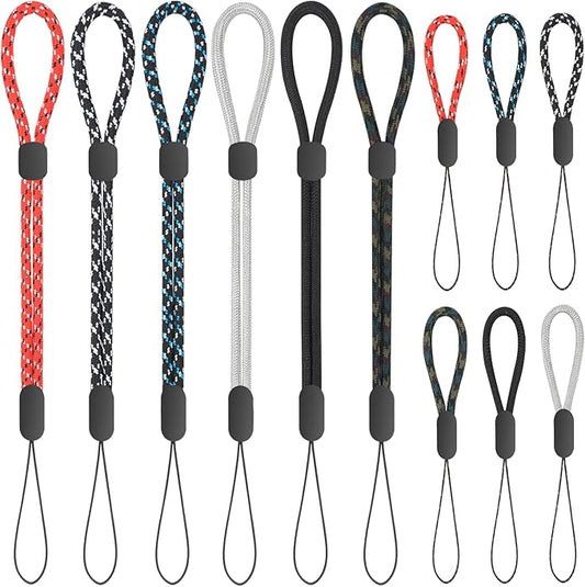 FrgKbTm Hand Wrist Strap Lanyard, Adjustable Nylon Colorful for Mobile Phone, Camara, USB Flash Drive, ID Name Tag Badge