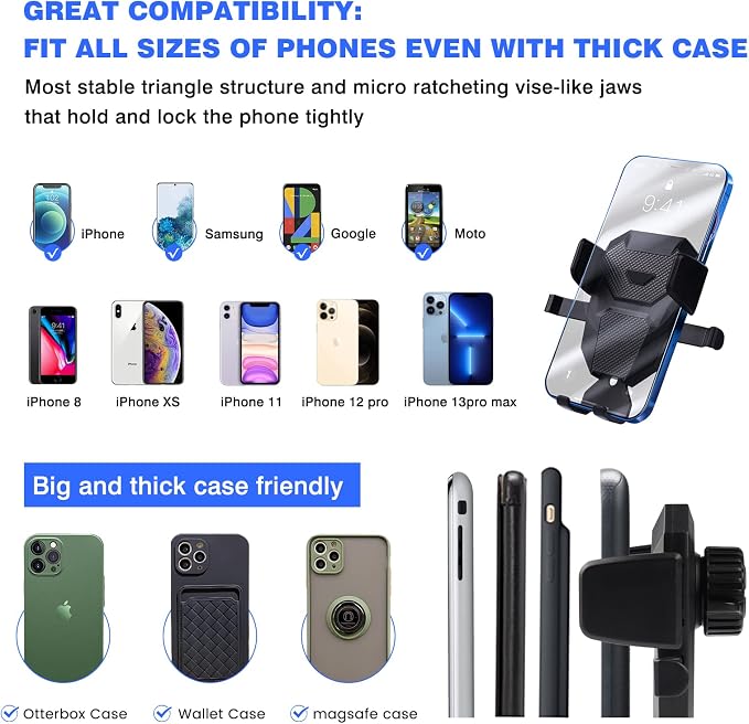 Karltys Car Phone Holder for BMW X3 2018-2021 (NOT for 22-23 X3) /X4 2019-2021 Accessories Cell Phone Holder Air Vent Mount for 4-7 Inch Phones Hands Free Thick Case Friendly Mobile Stand