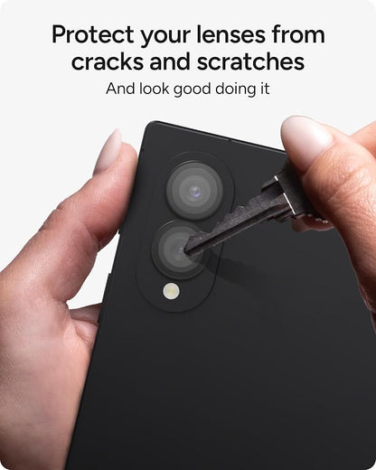 ZAGG Glass Elite Samsung Galaxy Z Fold8 Camera Lens Protector | Anti-Reflective, 5X Stronger Impact & Scratch Resistant Aluminosilicate Glass - Easy Installation, Smudge-Free Surface