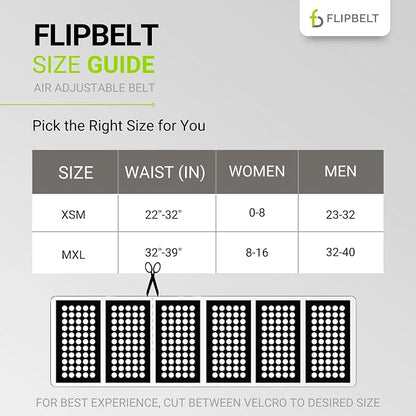 FlipBelt Air Adjustable - Dusk Blue - XSM