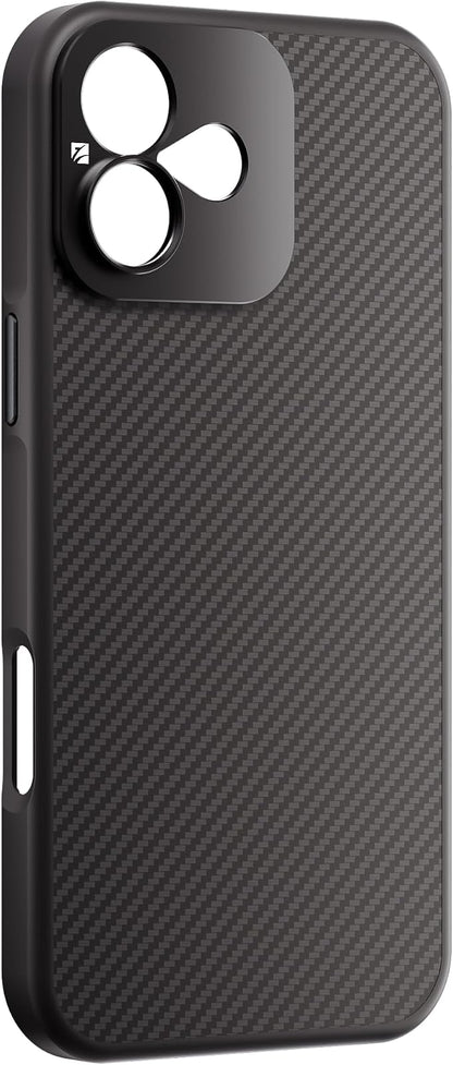 FREEWELL Pro Filmmaker Case for iPhone 16 Plus-17mm Lens & Magnetic Filter Mount Black