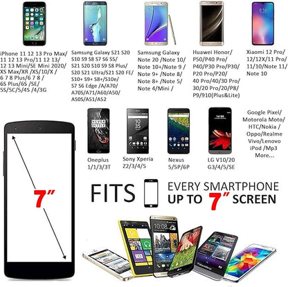 Running Armband Cell Phone Holder for iPhone 17 16 16e 15 14 13 12 11 Pro Max Xs Xr X Plus Mini Air, Galaxy S22 S23 S24 S25 S26 Ultra Note 20,Sport Arm Band Sleeve on Run Gym Exercise Workout
