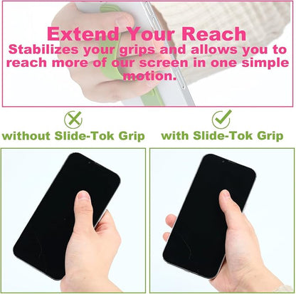 Weewooday 6 Pieces Phone Grip Holder Cell Phone Grip Strap Telescopic Finger Strap Stand Universal Finger Kickstand for Most Smartphones(Lovely Color)