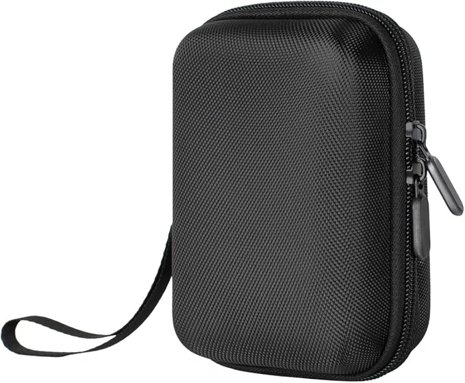 EVA Hard Shell Cable Organizer Travel Case for Cords & Tech Gear | Shockproof Portable Pouch,Fits Charger, USB Cable, Earbuds, SD Cards,Mesh Pockets & Elastic Loops,Compact for Commute, Travel