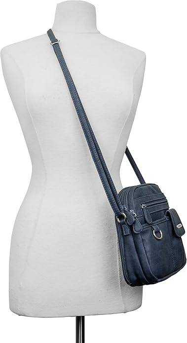 Multisac Women's MultiSac North South Mini Zip Around Crossbody