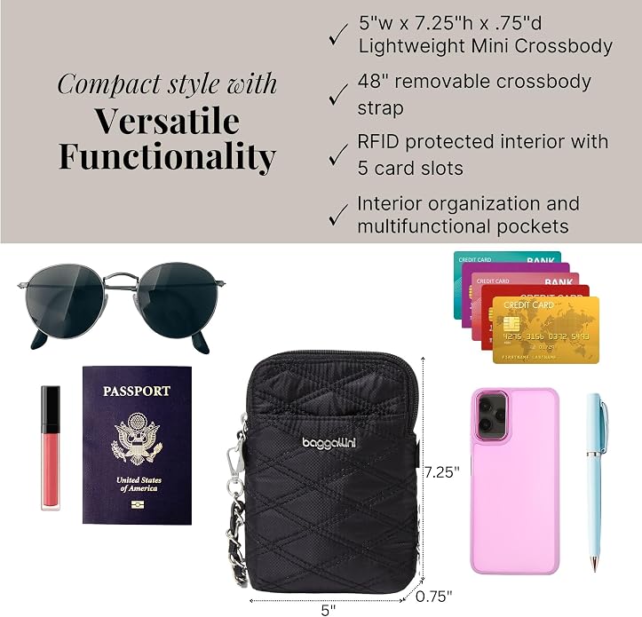 Baggallini The New Classic Collection Take Two RFID Bryant Crossbody