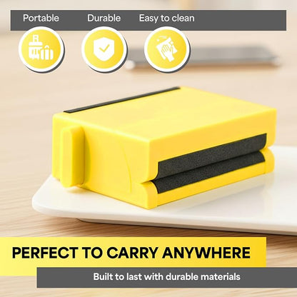 Mobile Phone Screen Cleaning Kit – Reusable All‑in‑One Phone Screen Cleaner for Smartphones, Removes Fingerprints Grease Dust & Smudges, Mirror‑Like Shine, Portable, Durable & Easy‑Clean