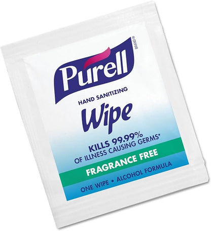 Premoistened Sanitizing Hand Wipes, Towelettes Individually Wrapped, 100/box