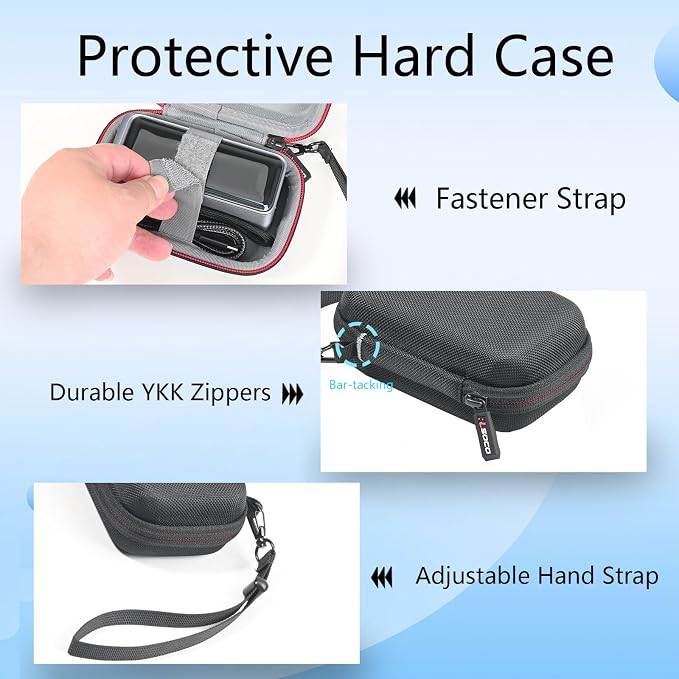 RLSOCO Carrying Case for Anker Prime Power Bank 9,600mAh 65W & UGREEN Nexode Power Bank 12000mAh 100W Portable Charger (Case Only)
