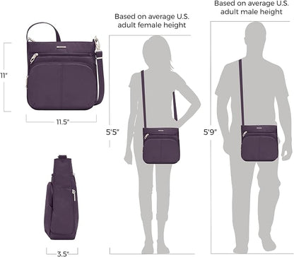 Travelon Anti-Theft Classic North/South Crossbody Bag