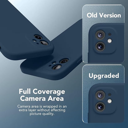 Magnetic for iPhone 11 Phone Case Silicone, Compatible with MagSafe, [Full Camera Protection][Screen Protector] Slim Shockproof Protective Case for iPhone 11 6.1", Deep Blue