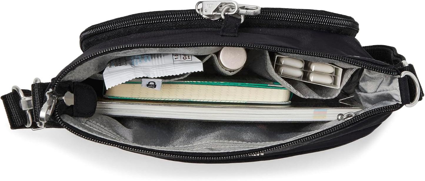 Baggallini womens Securtex Anti-theft Memento Crossbody Bag