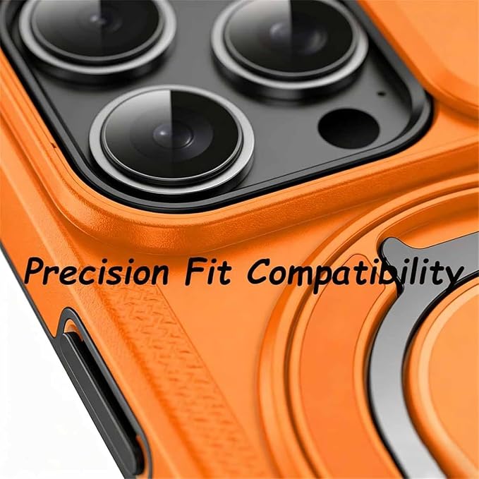 2026 New Case with Slide Camera Cover & 360° Rotatable Ring Kickstand, Free Tempered Glass Screen Protector for iPhone 11-17 Series (17,Blue)