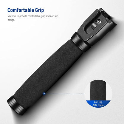 NEEWER 12"/30cm Telescoping Interview Mic Handle for Wireless Go, Lavalier Video Microphone Handheld Adapter with Cold Shoes Compatible with RODE Wireless Go II DJI Mic NEEWER CM22, MS004