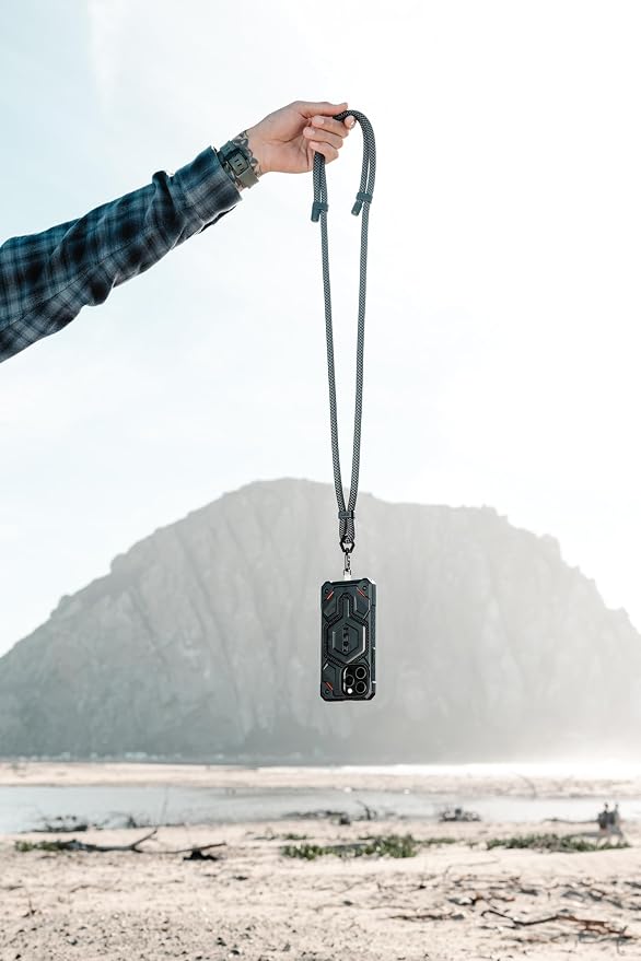 URBAN ARMOR GEAR UAG Crossbody Phone Lanyard, 10mm/7mm Adjustable Paracord Body Strap Civilian