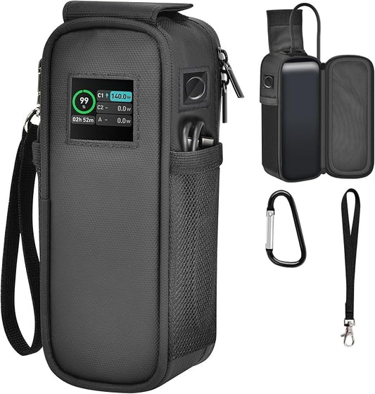 Case Compatible with Anker 737 Power Bank, 24,000mAh 3-Port Laptop Portable Charger, Battery Chargers Travel Carrying Holder for Laptop Phone Computer Fast Charging &USB Cables, Adapters (Bag Only)