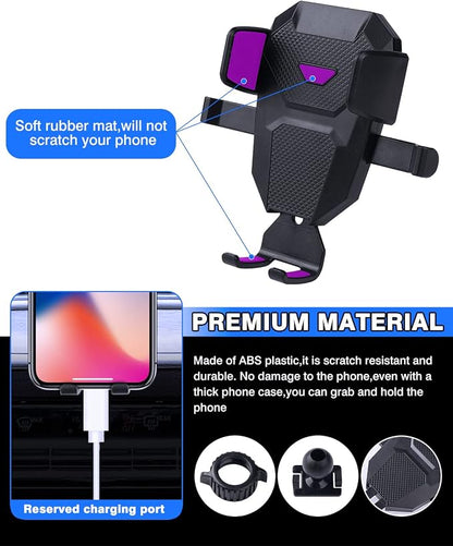 Karltys F150 Car Phone Holder for 2015-2020 Ford F-150 Accessories, Cell Phone Holder Air Vent Phone Mount for F-150, Never Blocking Hands Free Thick Case Friendly Holder for 4-7 Inch Phones